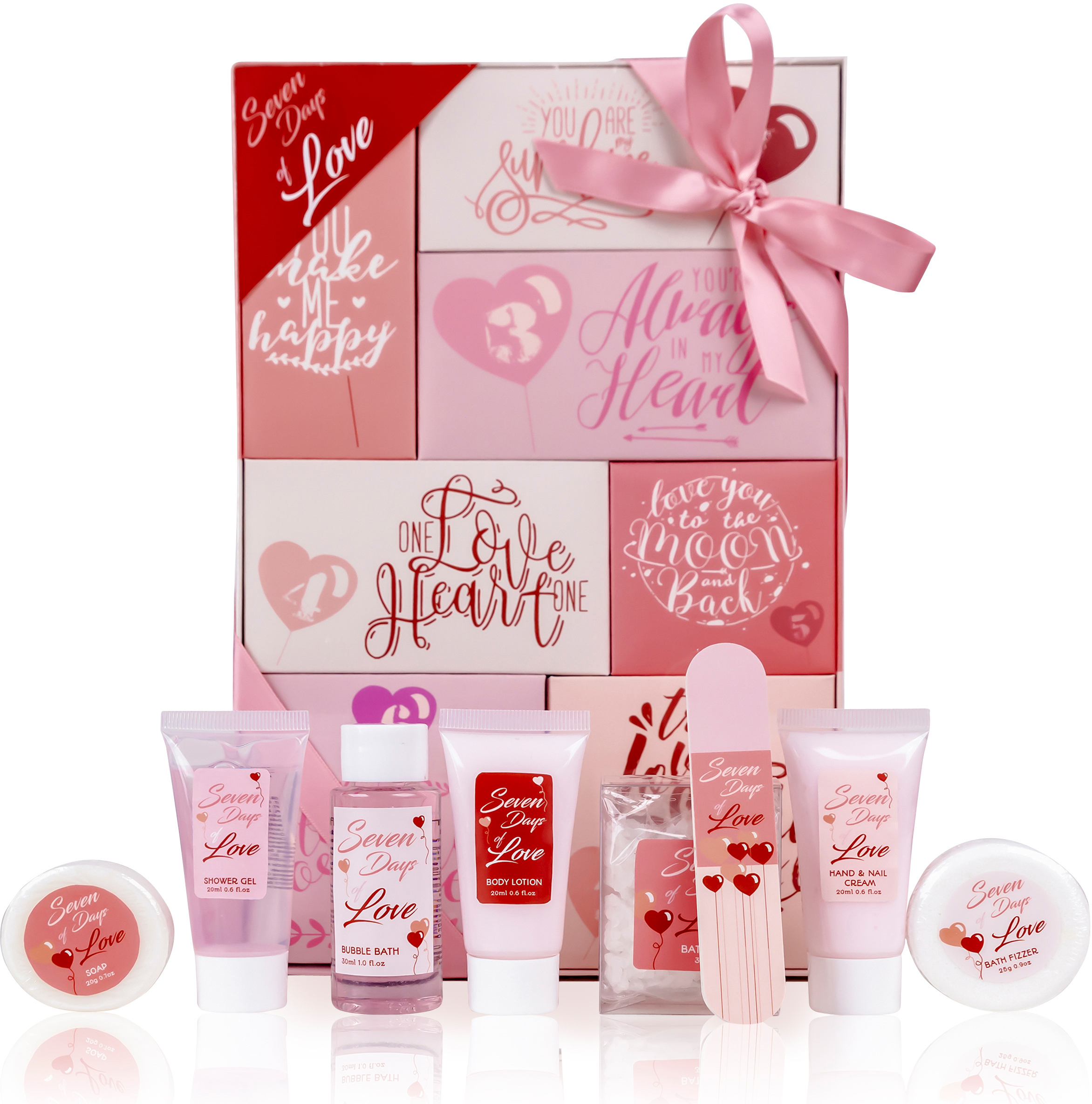 Geschenkset 7 Days of love 6051922 Duft Velvet Rose