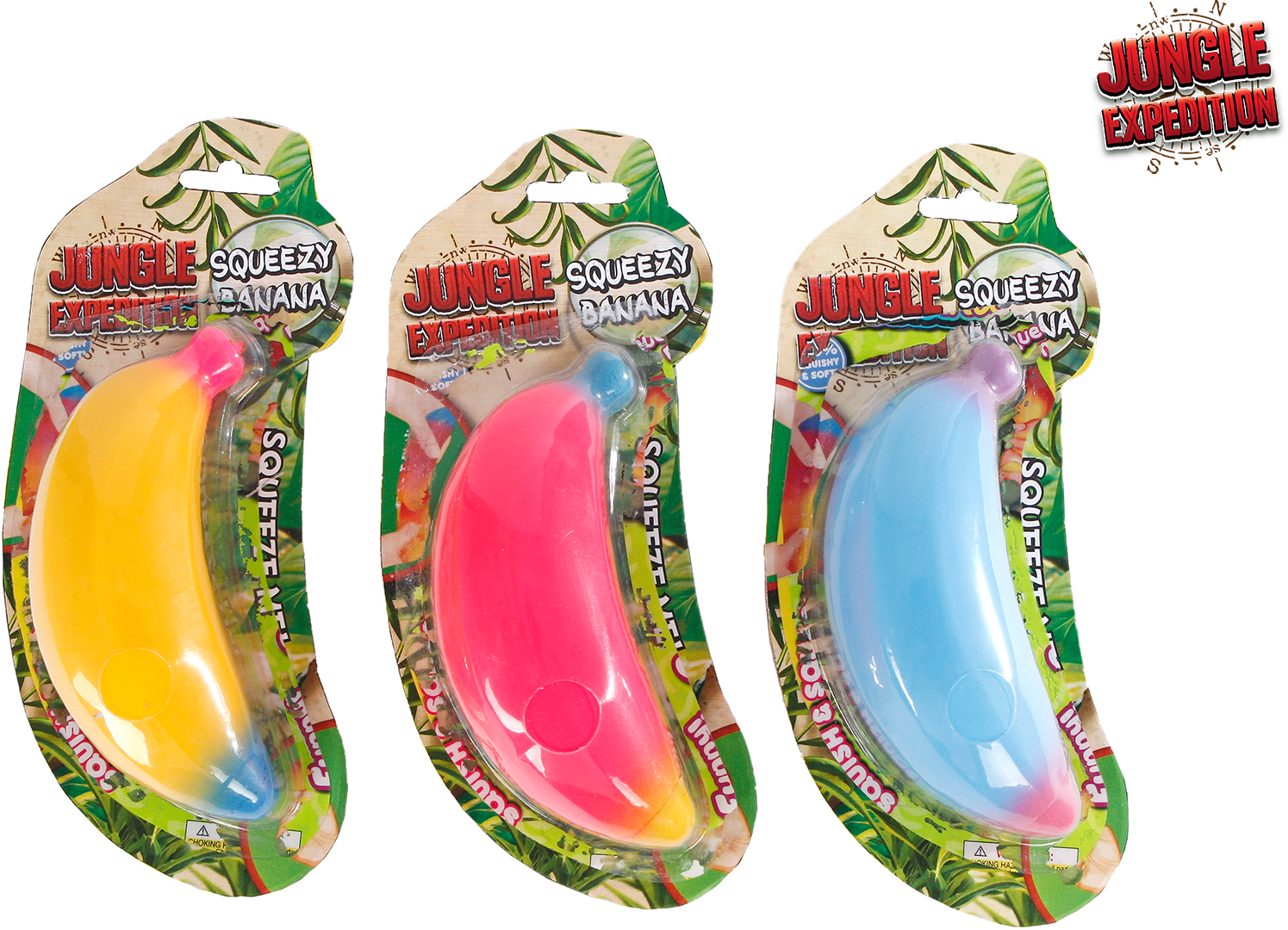 photo ROOST Squeeze Banana 14cm 620940 assorti