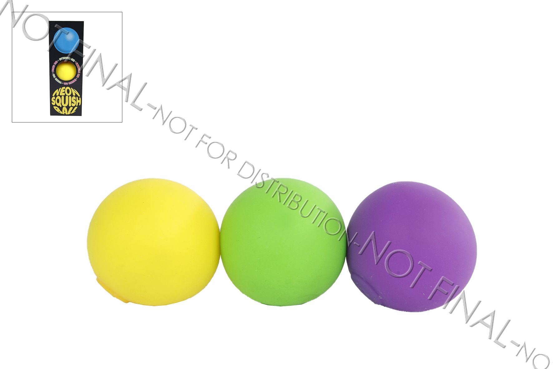 ROOST Squeezy balls 5cm 621208 neon 3 Stk.