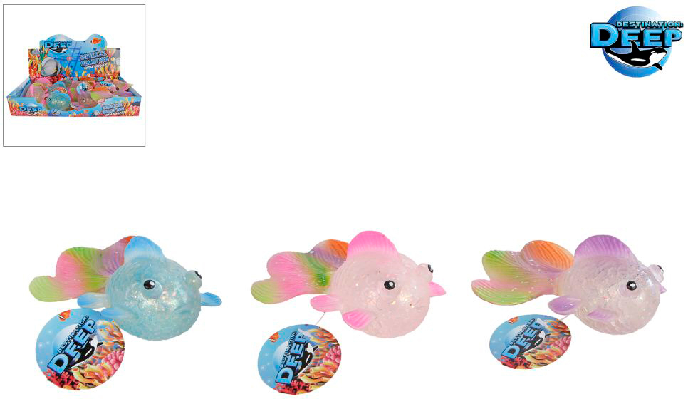 ROOST Squeeze suger goldfish 12cm 621722 6 assorti