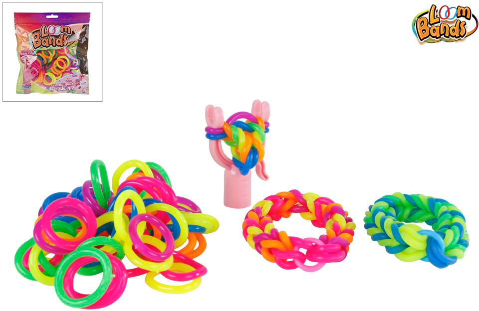 photo ROOST Loom Bands XL 621775 assorti 72 pièces