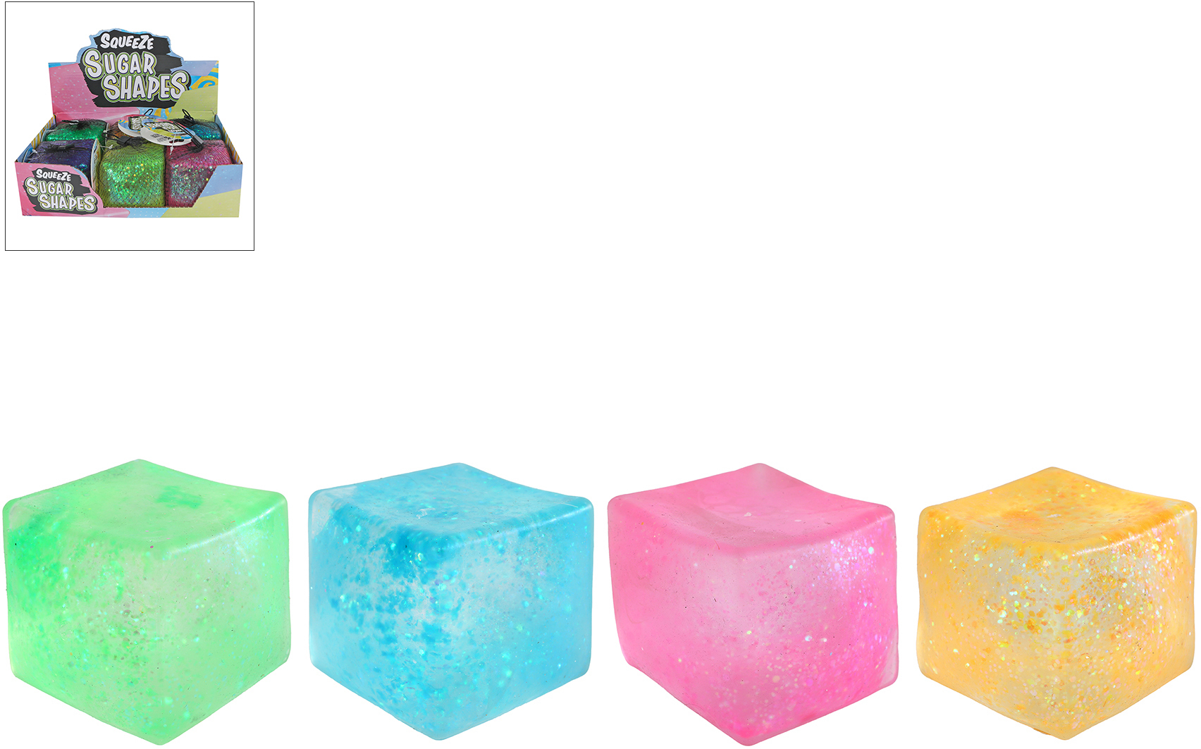 ROOST Quetschi Würfel Sugar 7cm 622187 assortiert