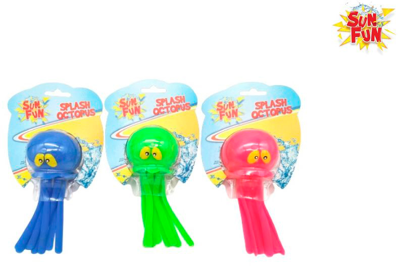 photo ROOST Ballons de plage 17cm 720640 Splash Octopus, assortis