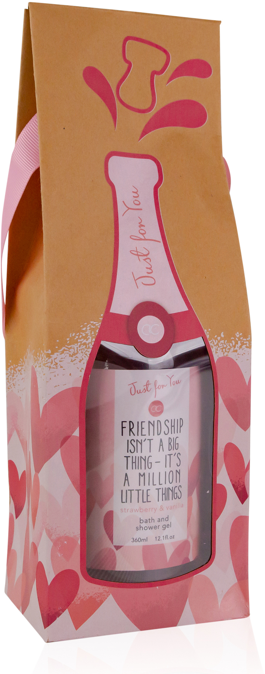 Bade- & Duschgel Just for you 8153536 Duft Erdbeer & Vanille