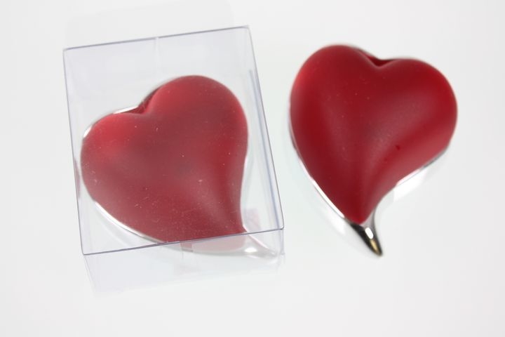 ROOST Support photo coeur 7x4cm 833 rouge rouge