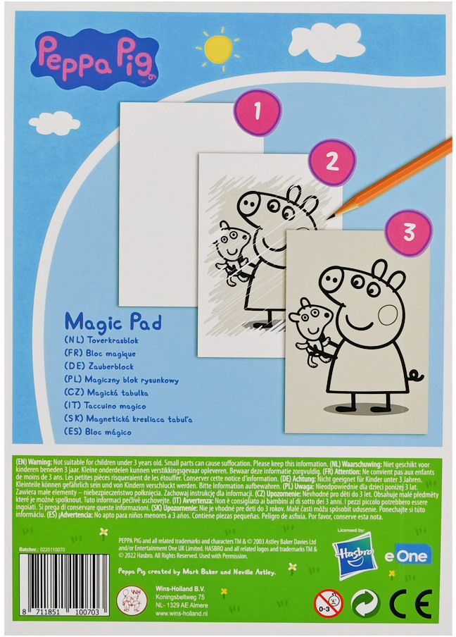 ROOST Magic Pad Peppa Pig FB1007 15x21cm