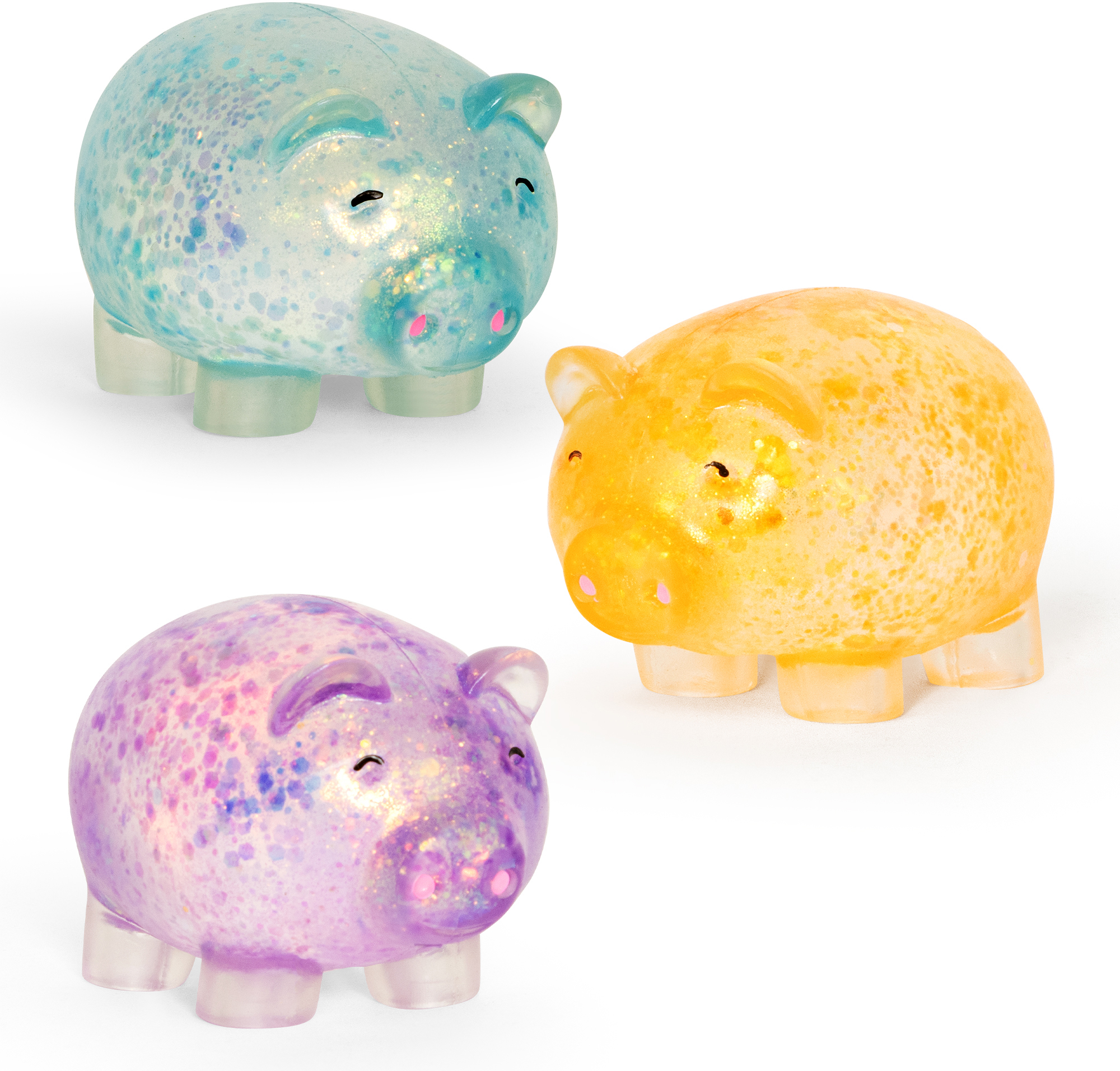 photo ROOST Quetschi Sparkly Piggy 8.5cm NV1076 assorti