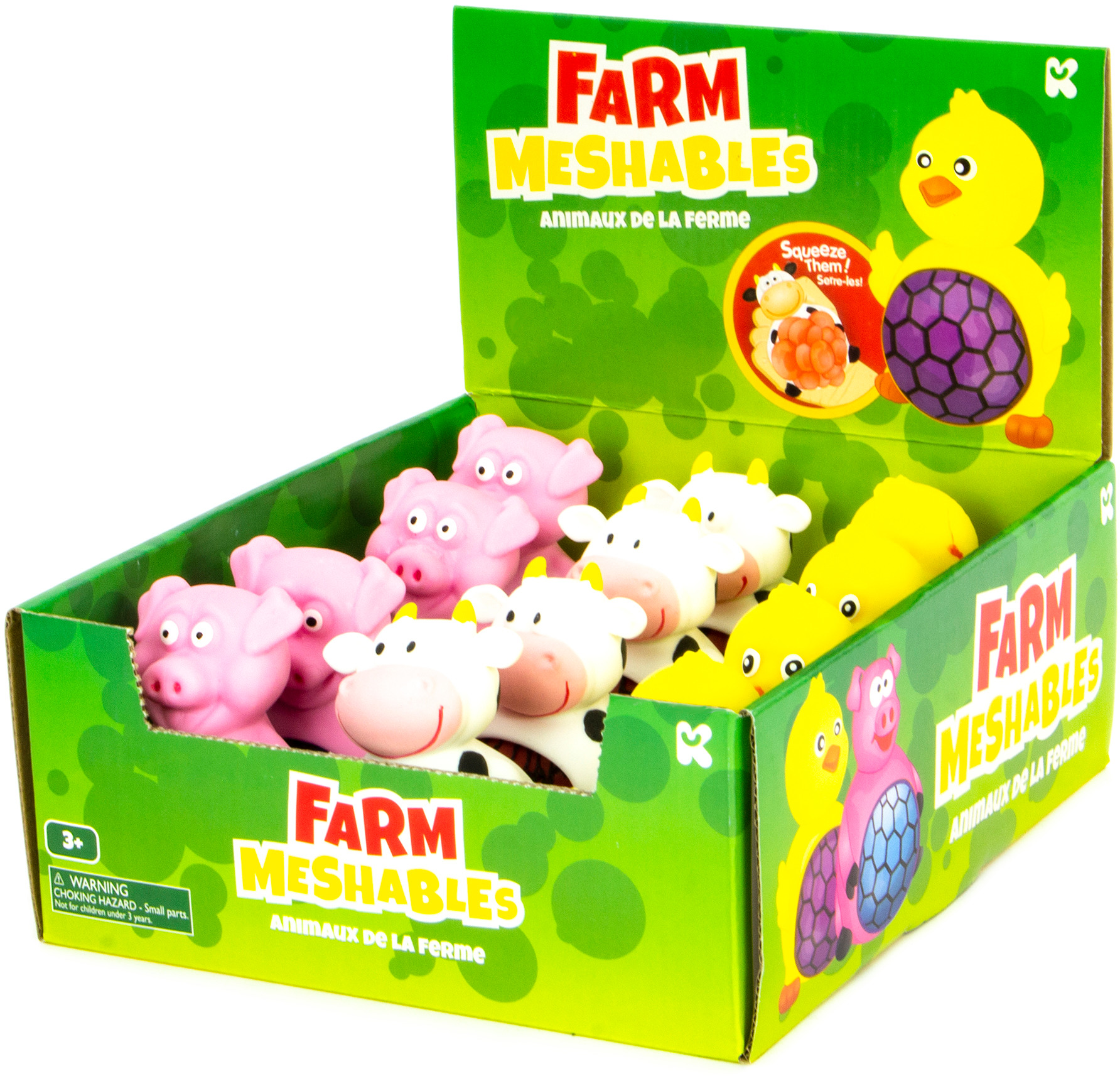 ROOST Farm Squeezy Meshables NV316 3 assorti