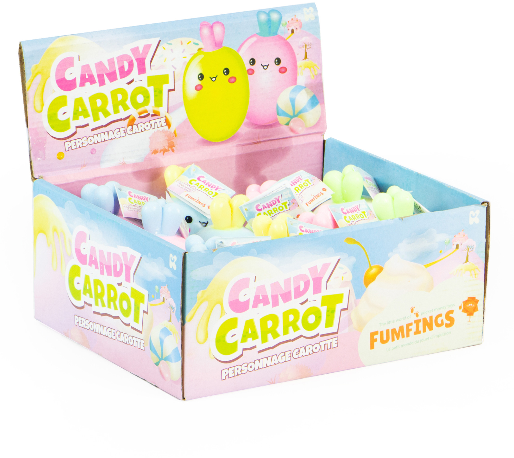 ROOST Candy Carrots NV481 4 coueurs assorti
