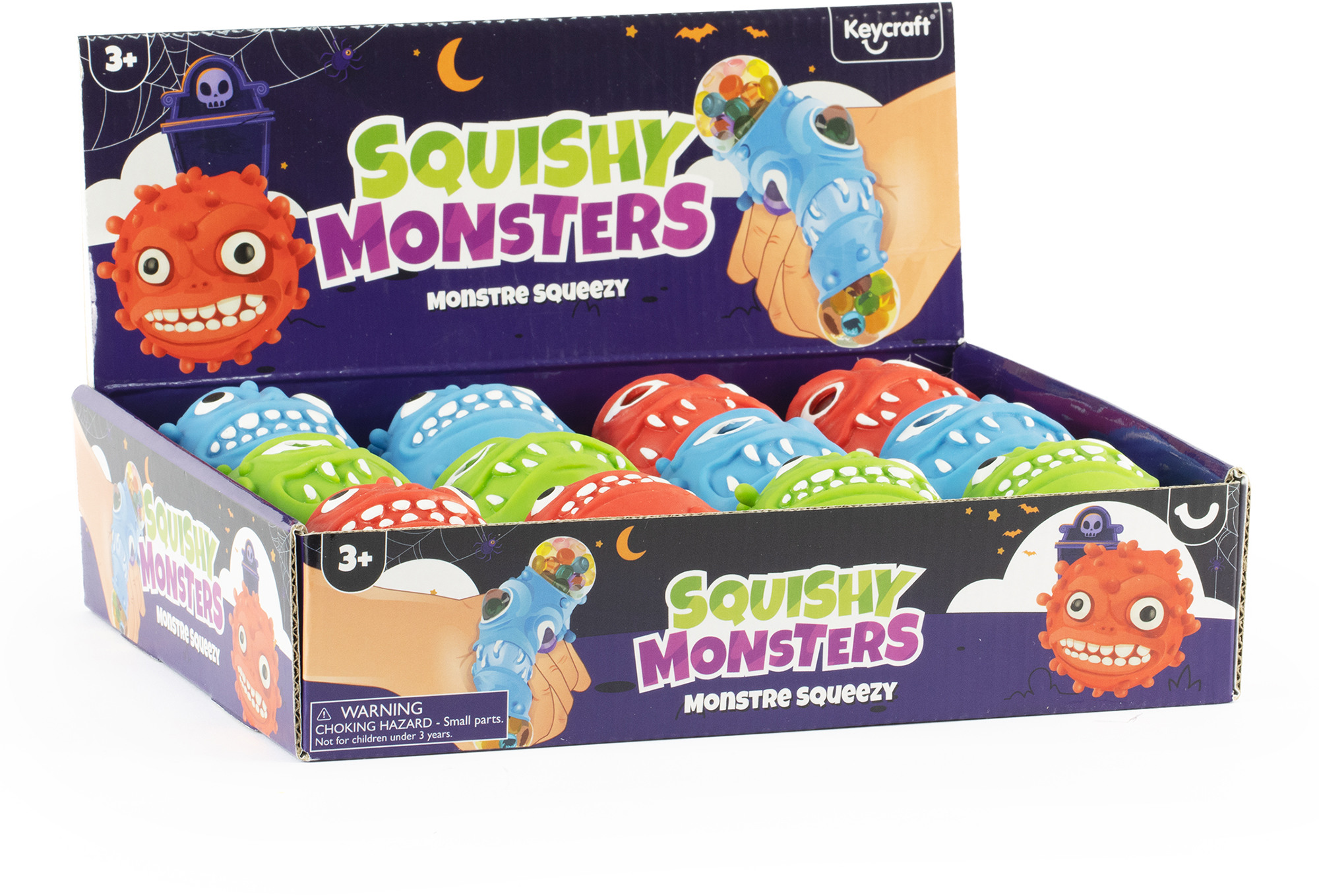 ROOST Squishy Monster NV616 3 couleurs assorti
