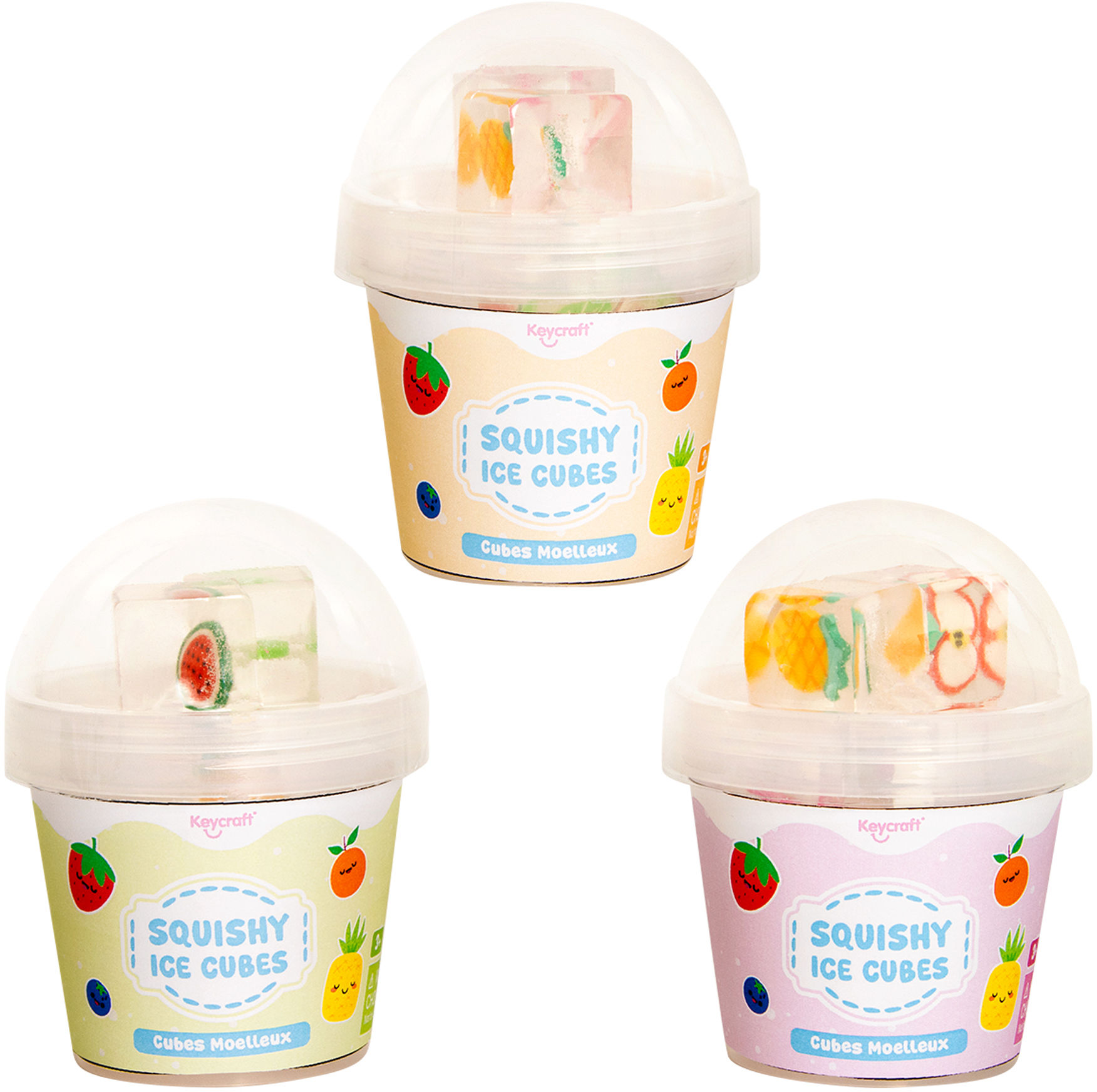 photo ROOST Quetschi Ice Cubes 8cm NV903 assorti