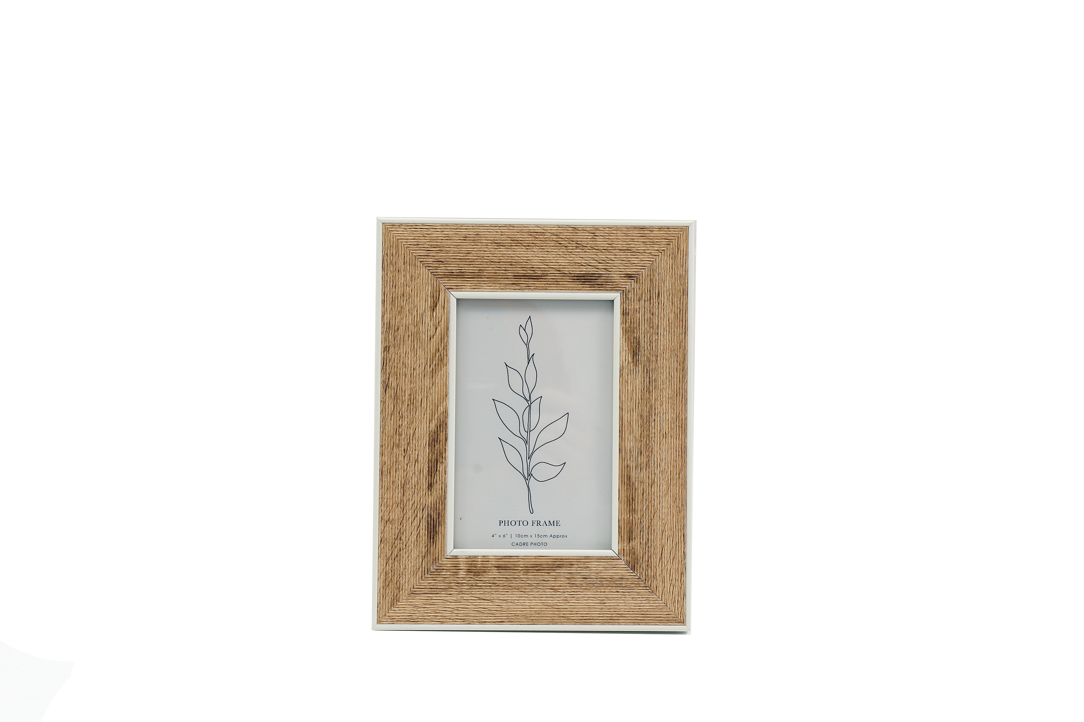 photo ROOST Cadre photo 4x6 Zoll PH2484 bord blanc, cadre en bois