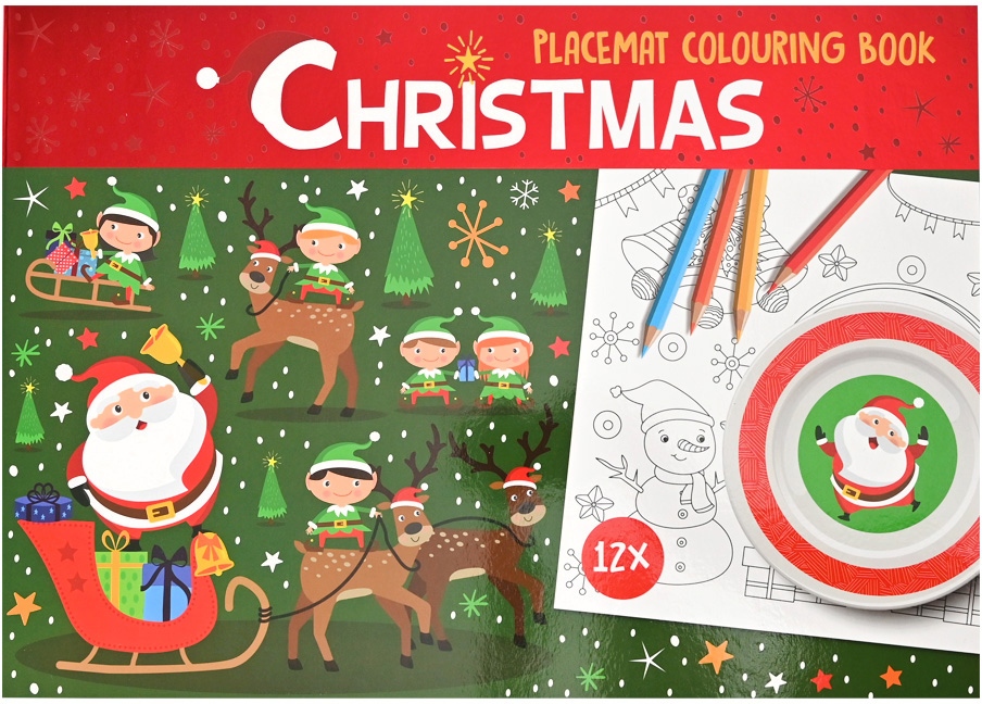 photo ROOST Set de table colorier 30x42cm SC815 Noël