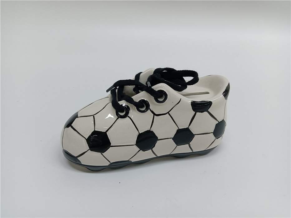 ROOST Tirelire Chaussure foot TG21308-2 15x6.5x7cm 15x6.5x7cm