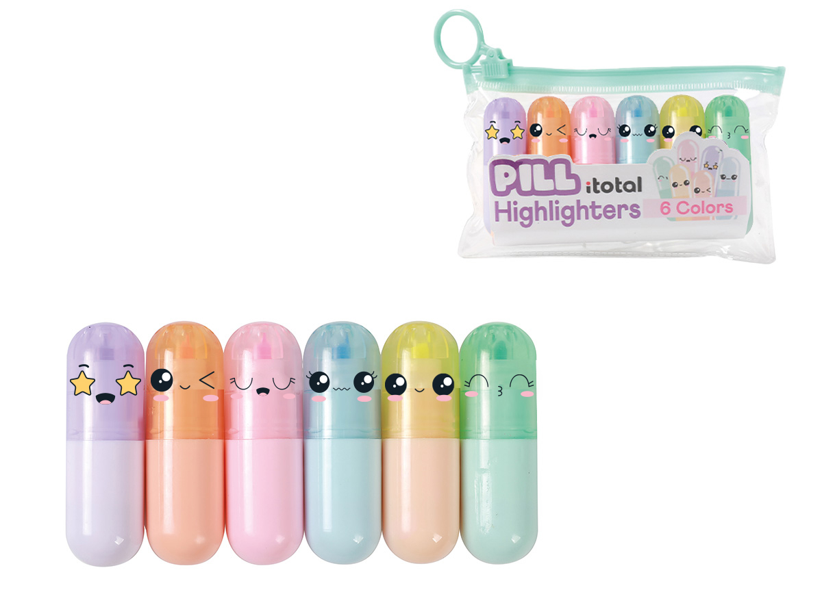 photo ROOST Surligneur mini XL2306E Visage 6 Couleurs