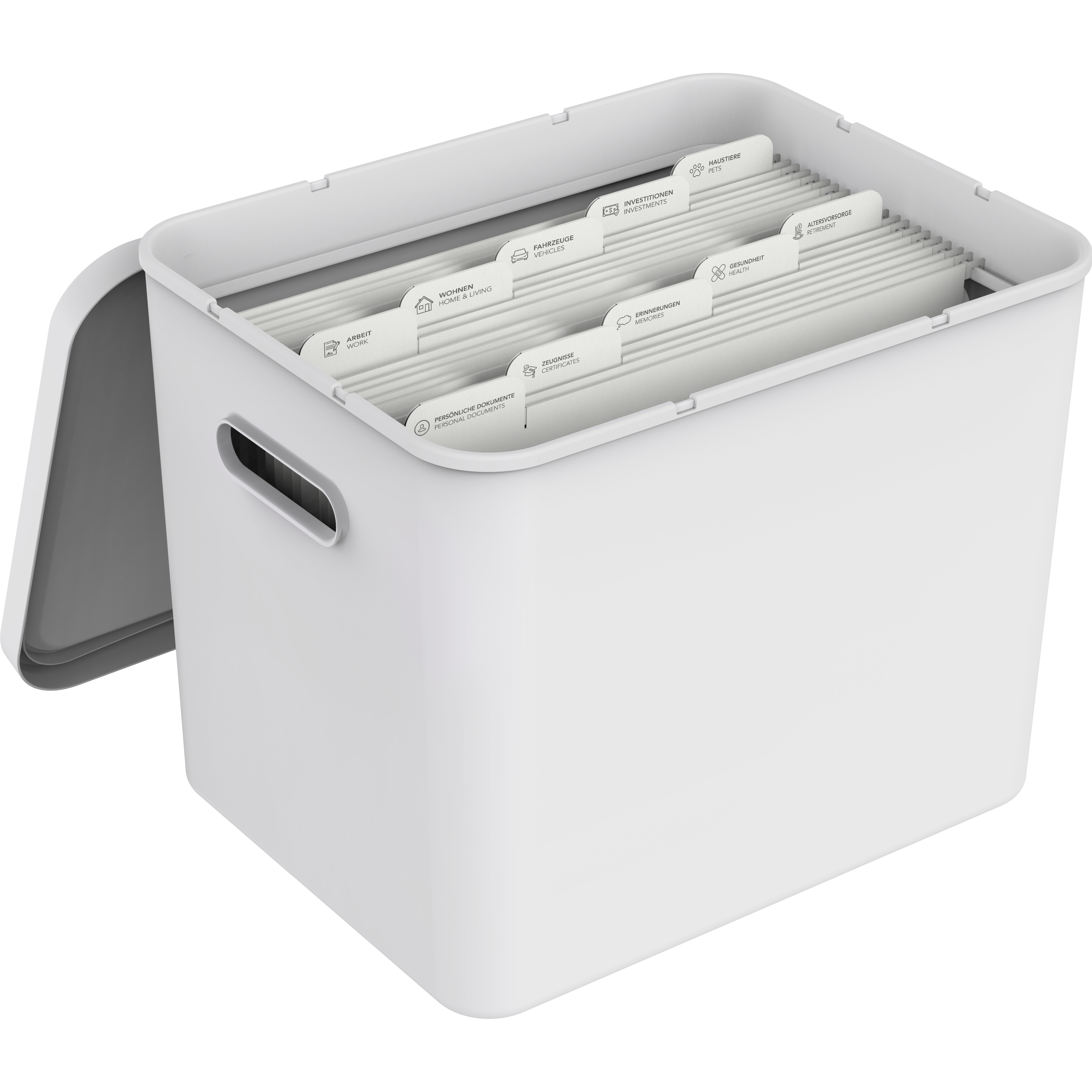 photo ROTHO boîte d'archives MyPaper 1064501023 29x29.5x40cm blanc