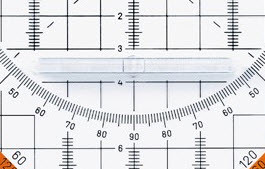 ROTRING Equerre géométr. Centro 20cm S0903950 transparent, avec poignée