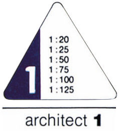 RUMOLD Triangulaires-150 30cm 150/1/30 architecte 1