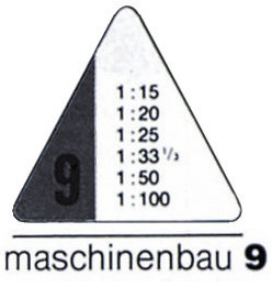RUMOLD Triangulaires-150 30cm 150/9/30 machines 9 machines 9