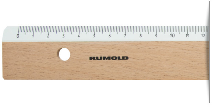 RUMOLD Règle plate 100cm FL20/100 blanc