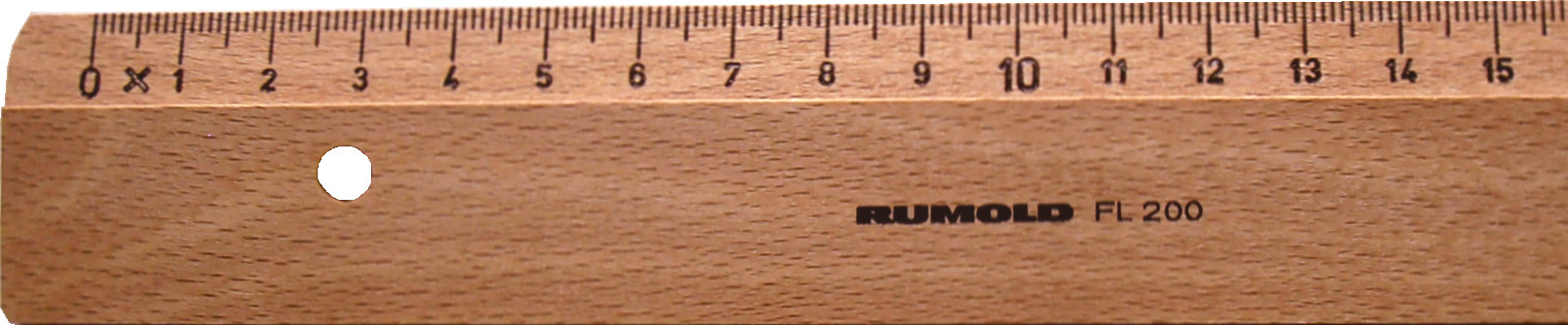 RUMOLD Règle plate 30cm FL200/30 bûche