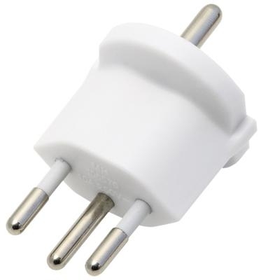 photo S-ELECTRO Adaptateur fixe SchuKo-CH 4.107439 blanc, 2-pôles