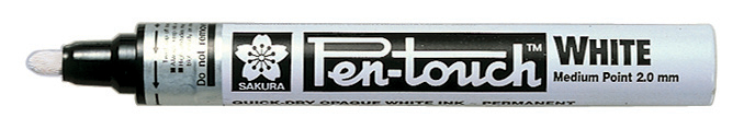 SAKURA Pen-Touch medium 42500 blanc