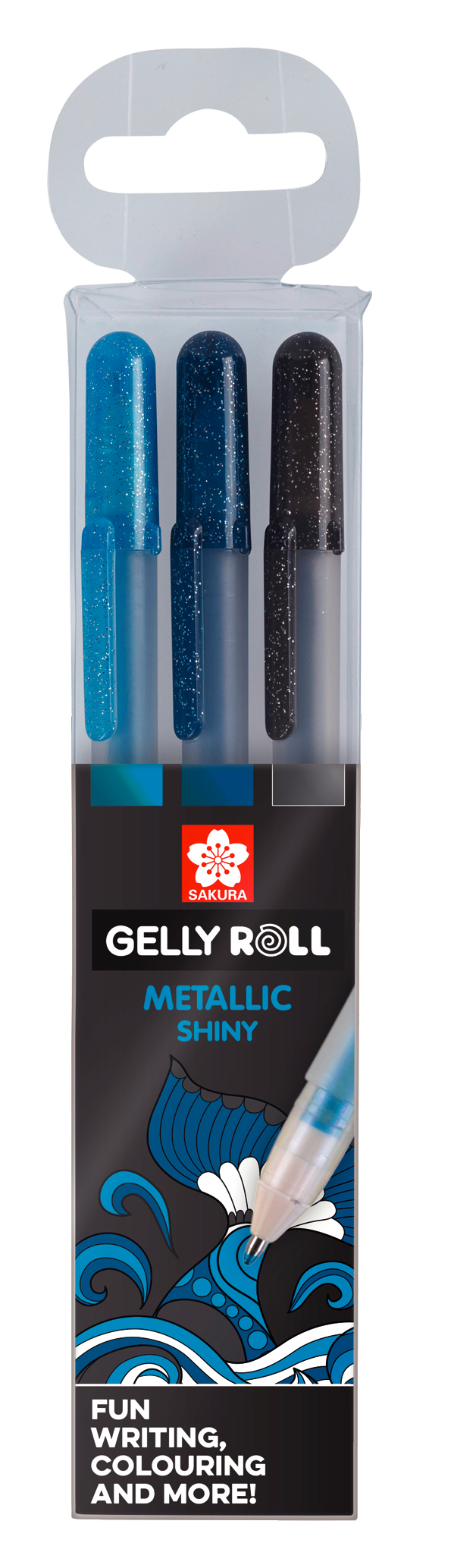 SAKURA Gelly Roll 0.5mm POXPGBMET3C Metallic Ocean 3 pcs.