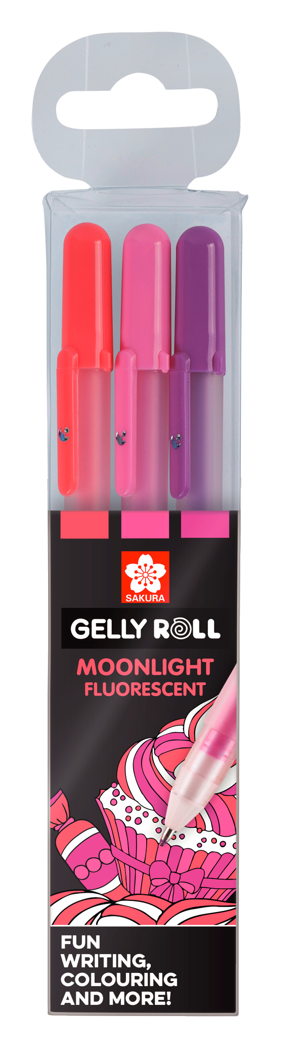SAKURA Gelly Roll 0.5mm POXPGBMOO3A Moonlight Sweets 3 pcs.