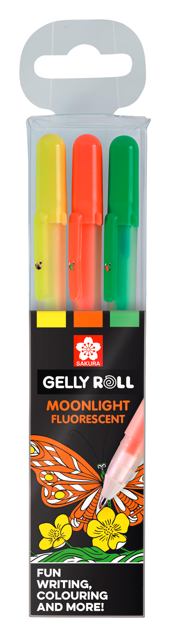 SAKURA Gelly Roll 0.5mm POXPGBMOO3B Moonlight Happy 3 pcs. Moonlight Happy 3 pcs.