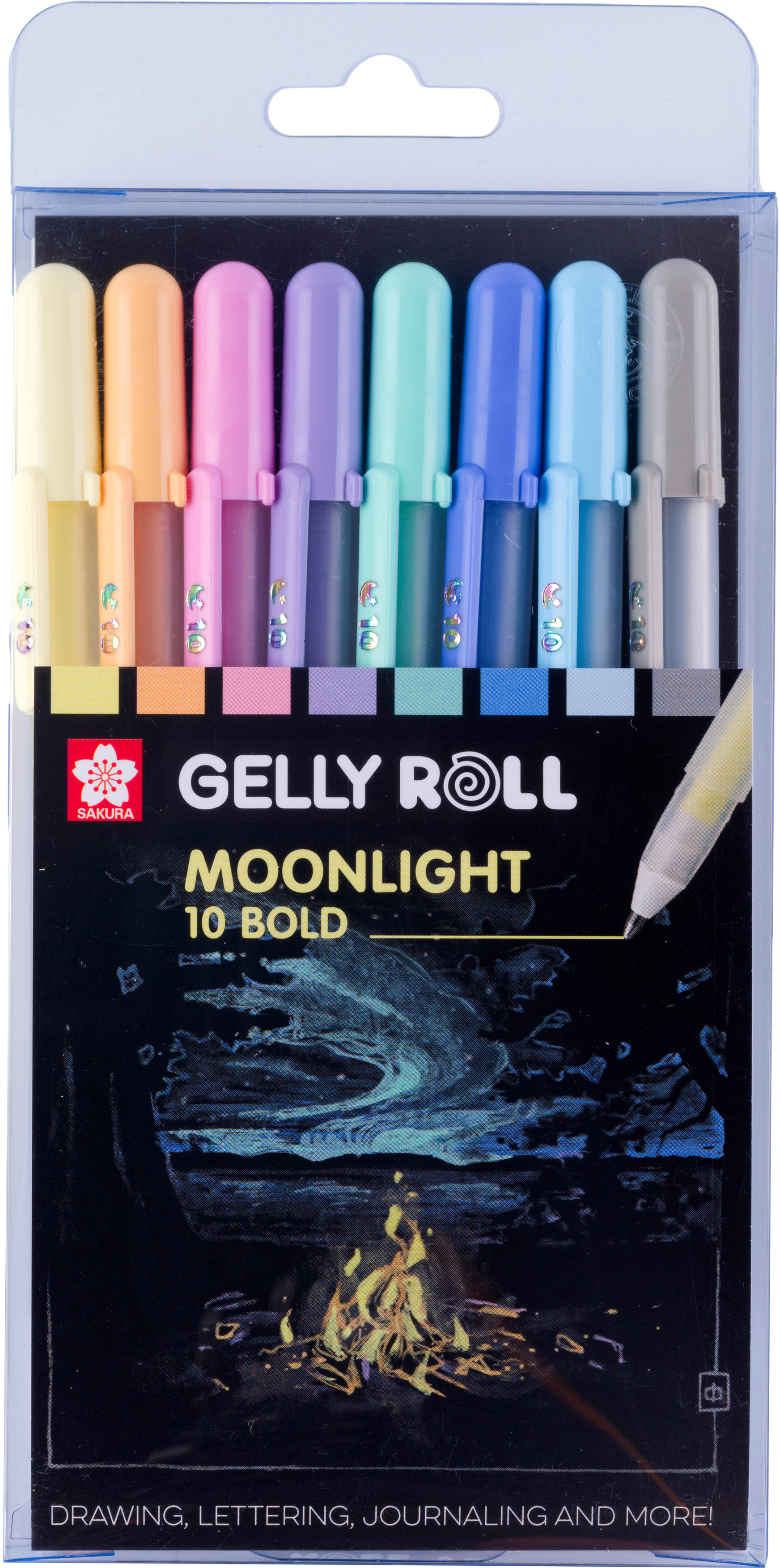 SAKURA Gelly Roll 0.50mm POXPGBMOO8 Moonlight Pastel 10 pièces