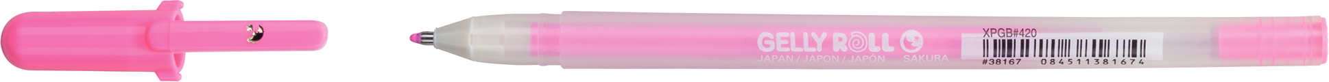 SAKURA Gelly Roll 0.5mm XPGB420 Moonlight Fluo rosa Moonlight Fluo rosa