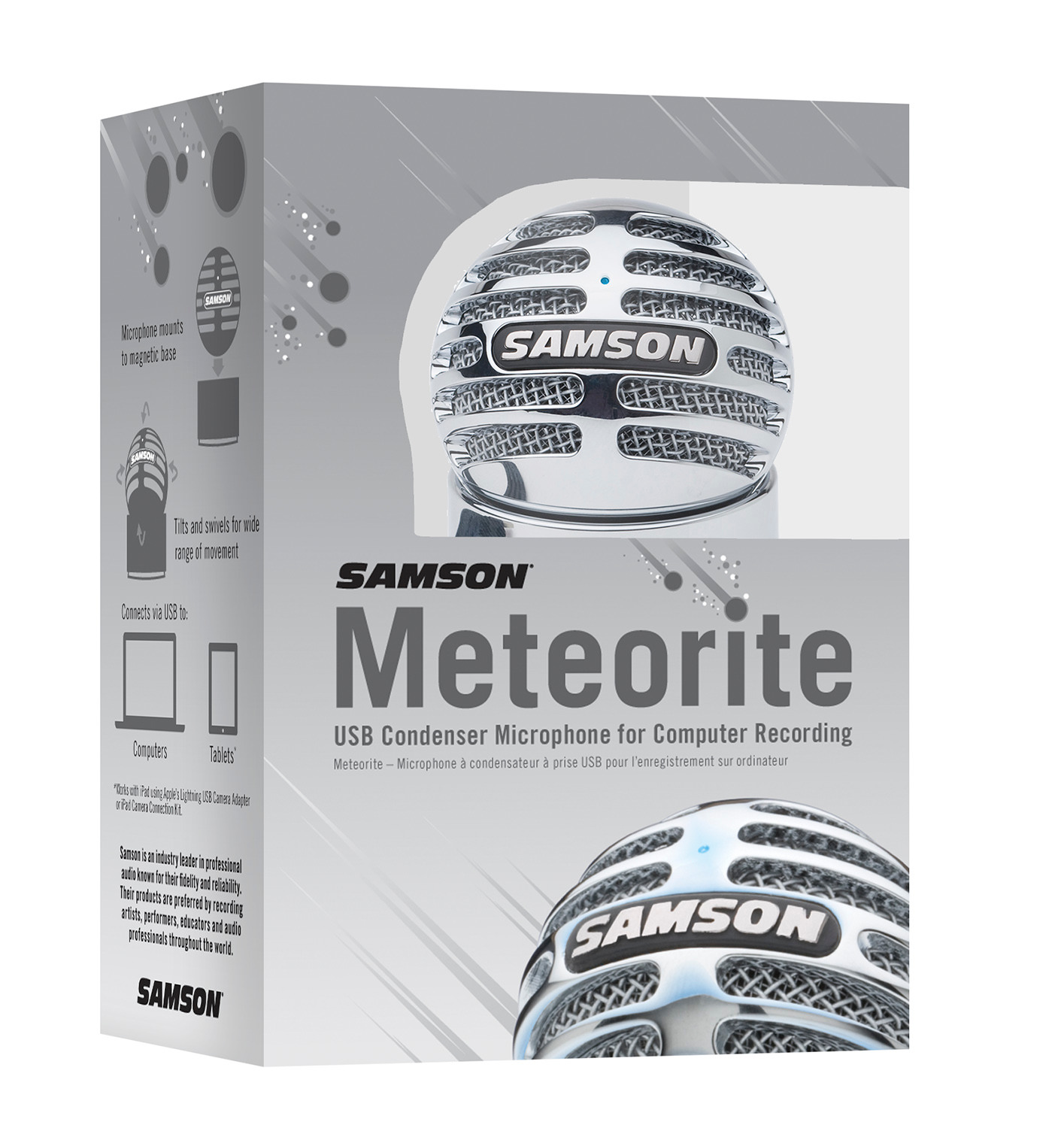 SAMSON Meteorite USB Microphone SAMETEORITE chrome