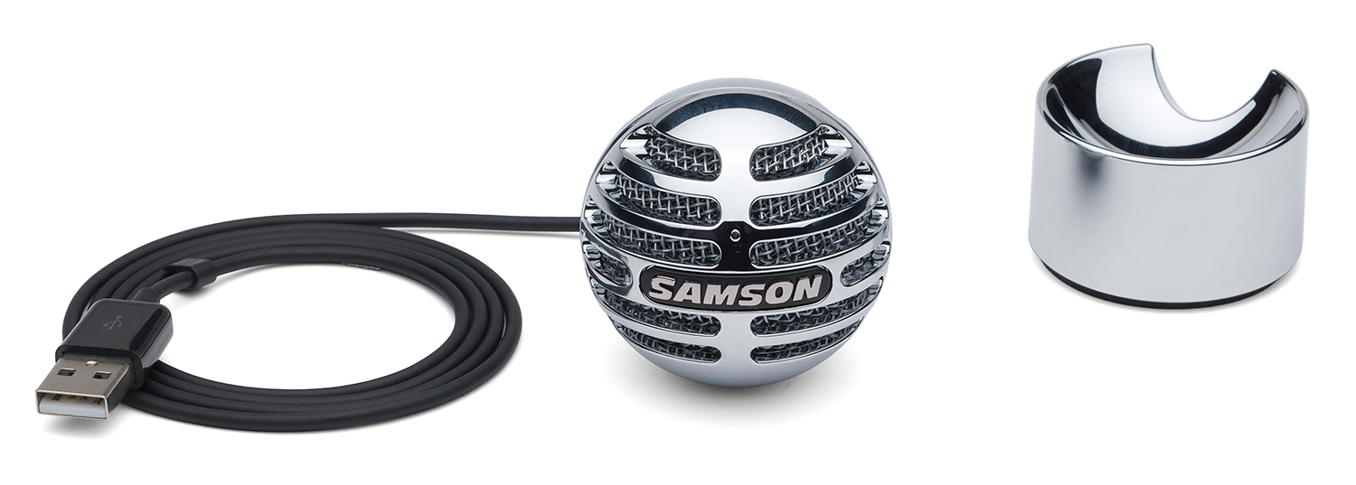 SAMSON Meteorite USB Microphone SAMETEORITE chrome