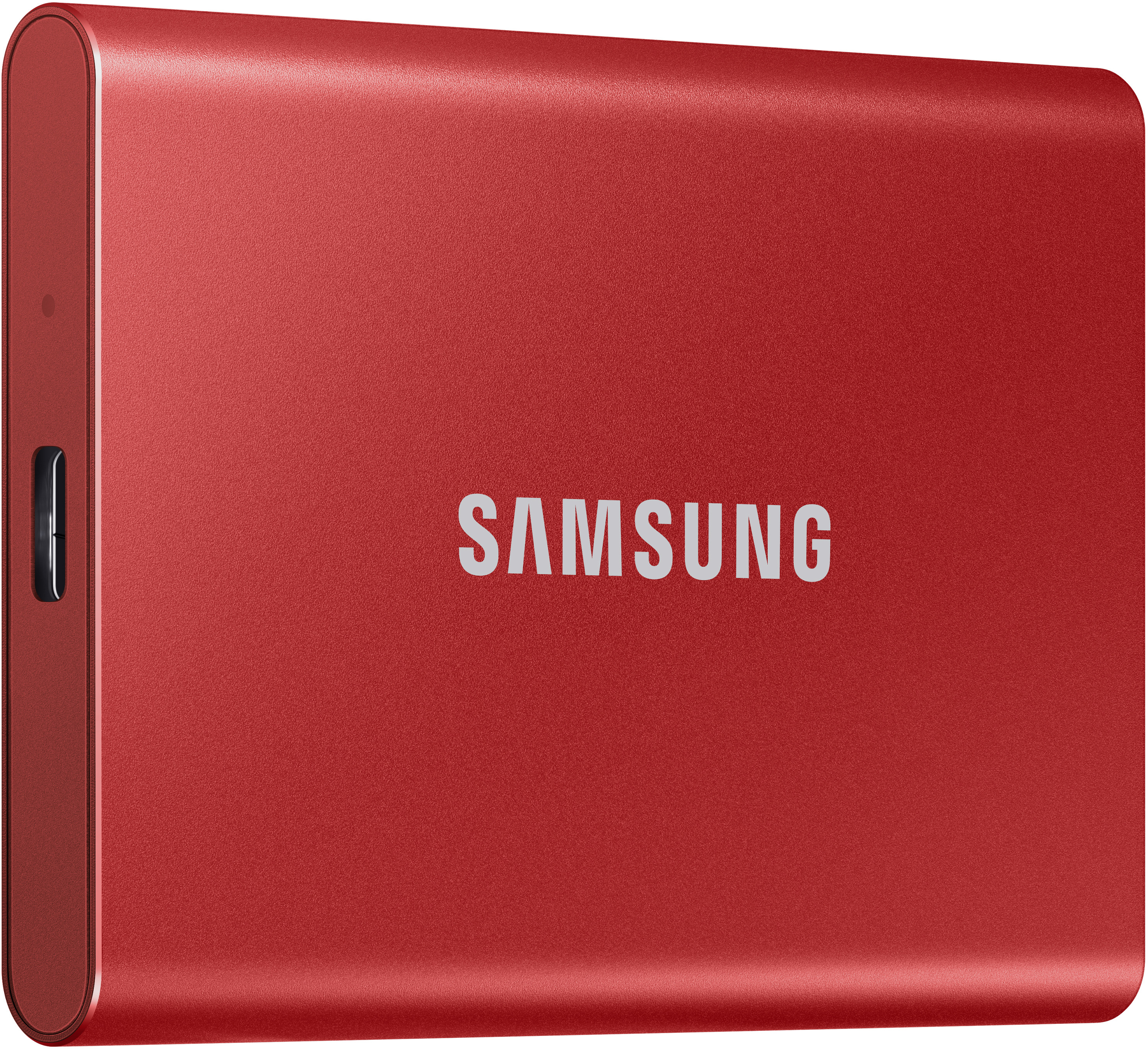 SAMSUNG MEMORY SSD Portable T7 500GB MU-PC500R/WW USB 3.1 Gen. 2 Metallic Red