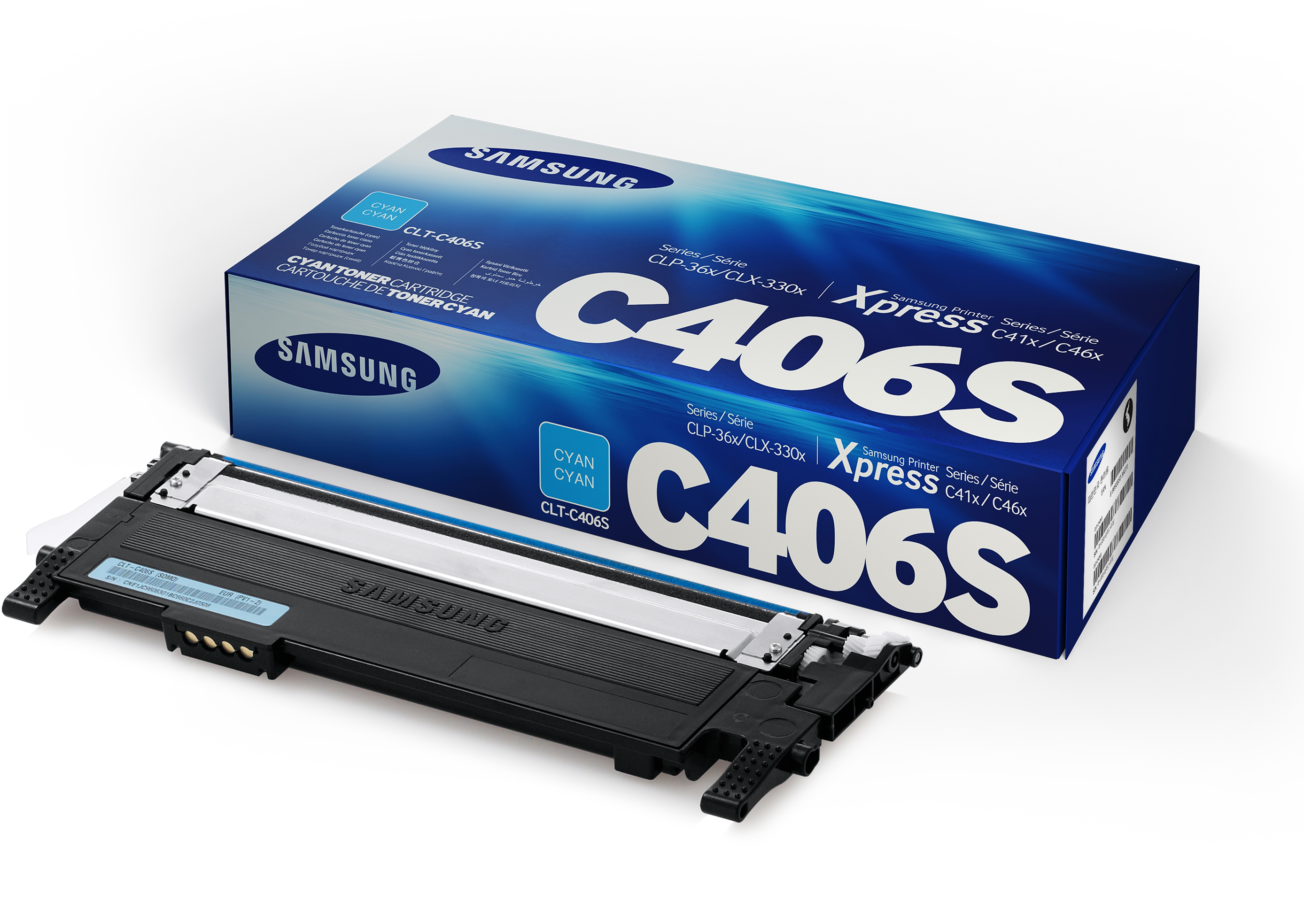 photo SAMSUNG Toner cyan ST984A CLP 360/CLX-3300 1000 pages