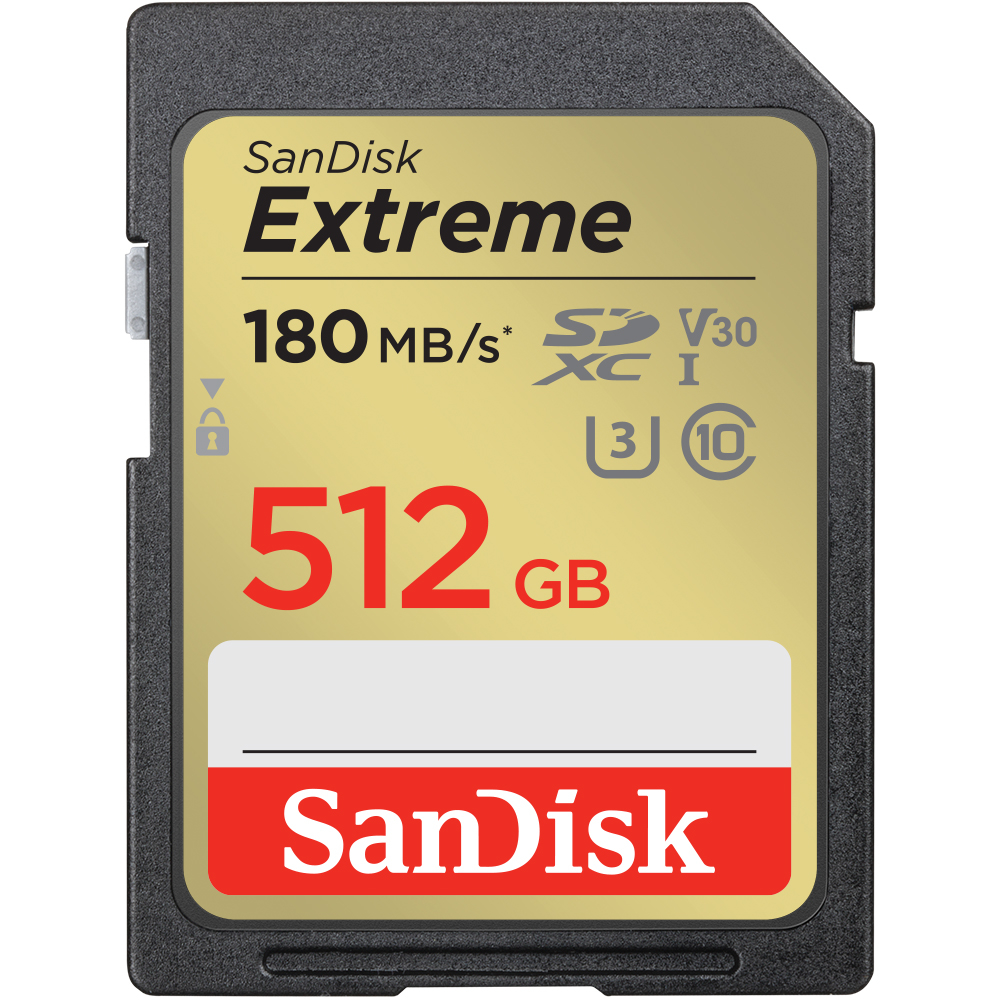 SANDISK Extreme SDXC 512GB SDSDXVV-512G-GNCIN