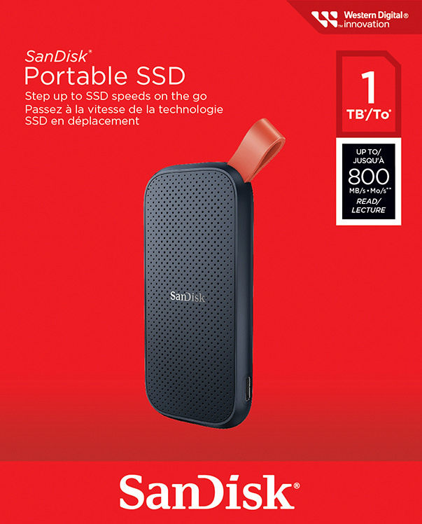 SANDISK Portable SSD 1TB SDSSDE30-1T00-G26