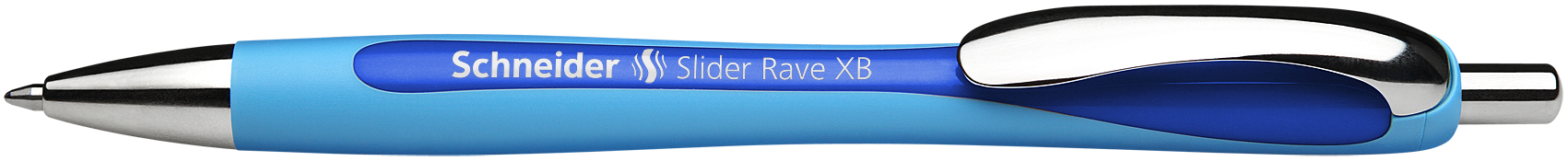 SCHNEIDER Stylo à bille Rave 0.7mm 132503 bleu, refill.