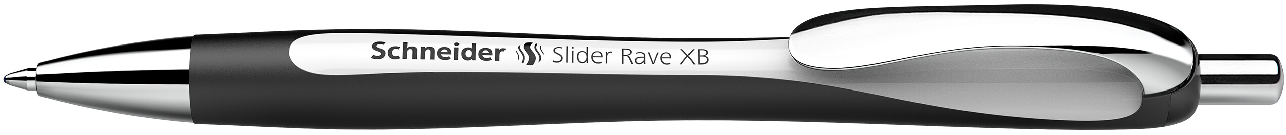 SCHNEIDER Stylo à bille Slider Rave XB 132549 noir-blanc, refill 0.7mm