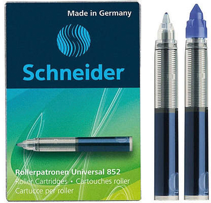 SCHNEIDER Encre roller Breeze 0.3mm 185203 bleu, effaçable 5 pièces bleu, effaçable 5 pièces