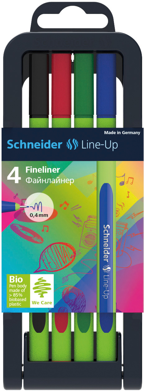 SCHNEIDER Fineliner Line-Up 191094 4 pcs.