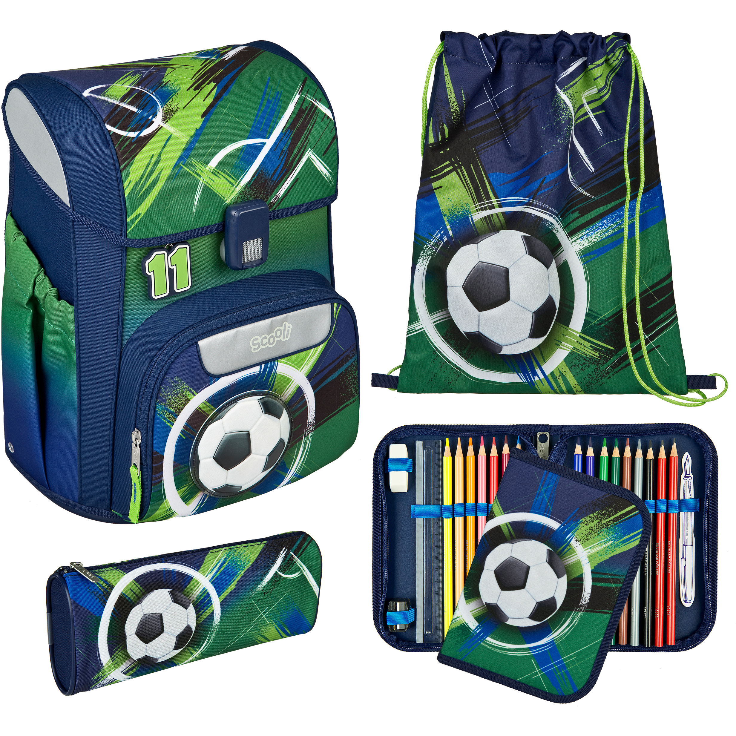 photo SCOOLI Set Cartable EasyStart CSFO8256 Soccer Champ