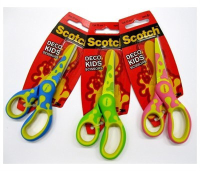 SCOTCH Ciseaux Deco Kids 13cm 1641 6 couleur