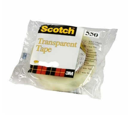SCOTCH Transparent Tape 550 12mmx33m 5501233K
