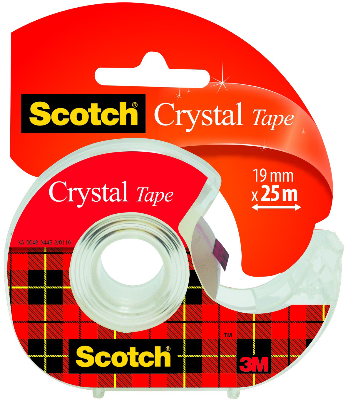 SCOTCH Magic Tape Crystal 19mmx25m 6-1925D transp. cristal, sur dérouleur