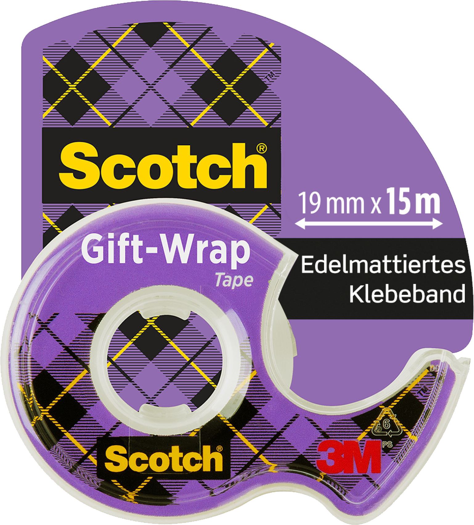 SCOTCH Gift Wrap Tape 19mmx16.5m CAT15-C Dispenser