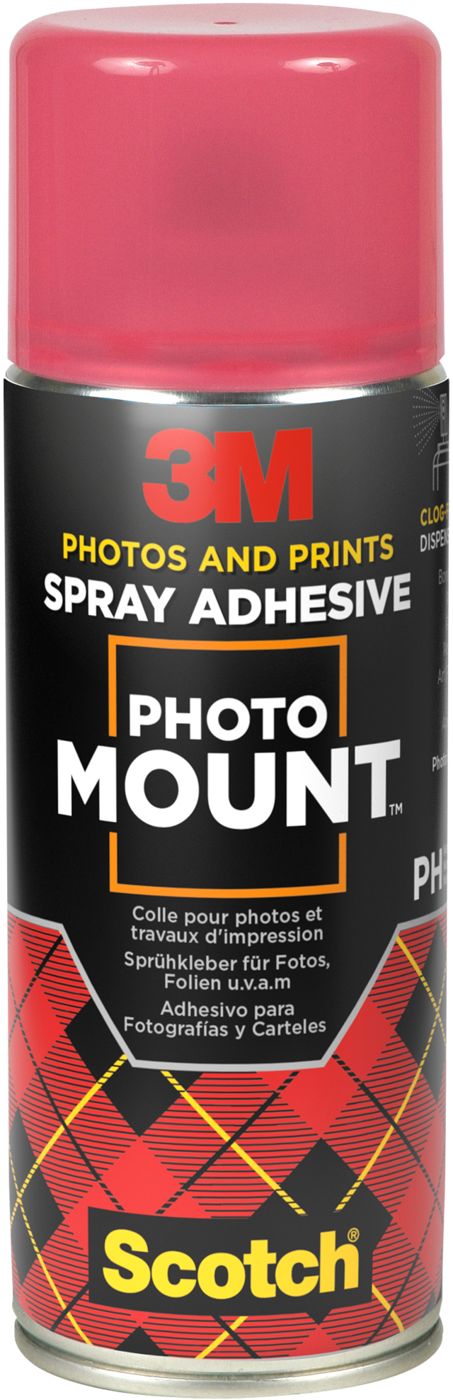 photo SCOTCH Spray PhotoMount 400ml PM/400 Colles aérosol