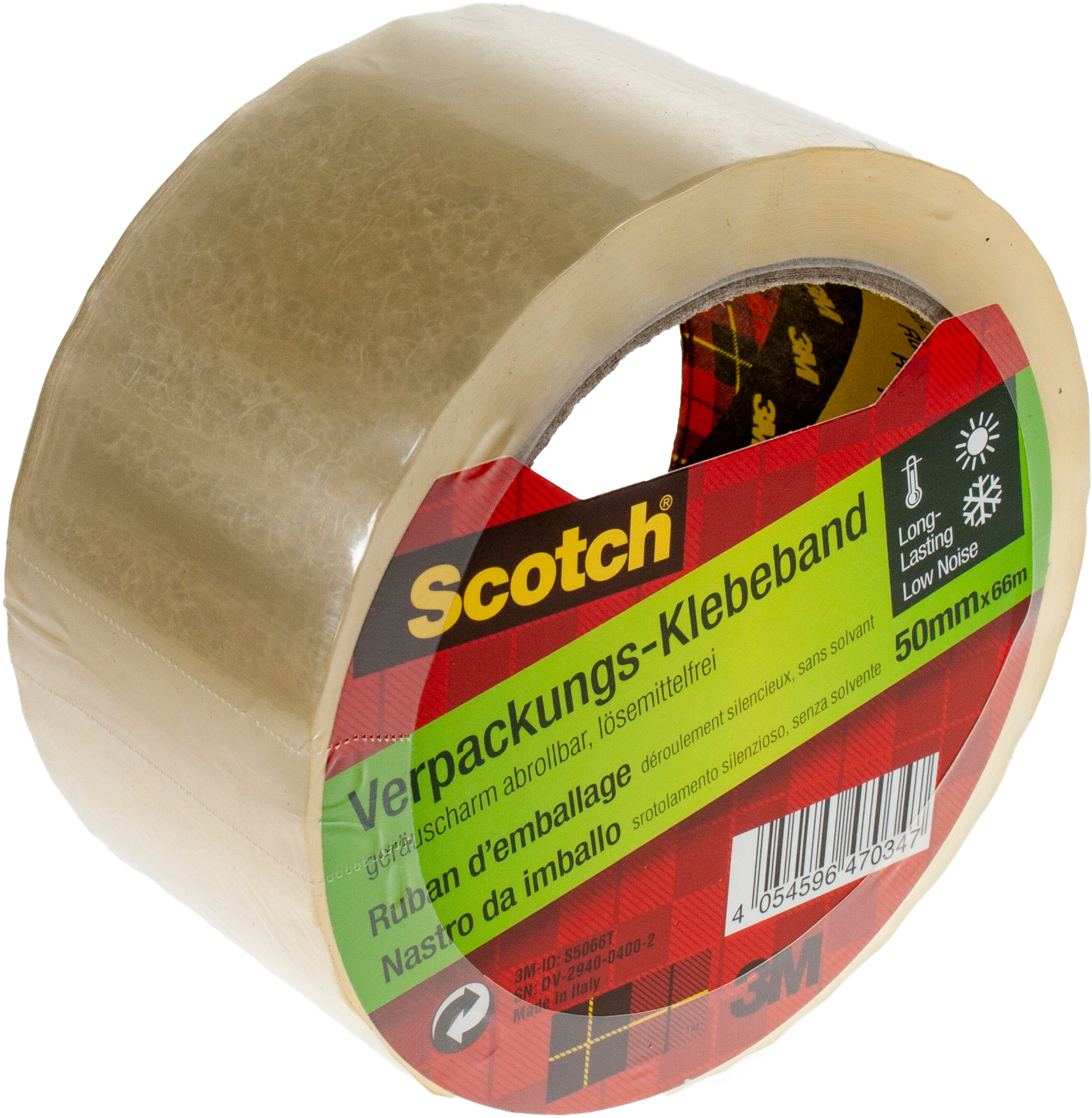 SCOTCH Verpackungs-Klebeband S5066T Transparent 50mm x 66m