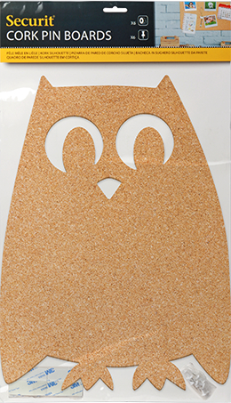 SECURIT Tableau Craie OWL CB-OWL brun 40.7x30x0.5cm